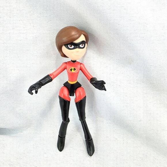 Disney The Incredibles Elastigirl Action Figure Mrs Incredible Articulated 5 In - Picture 8 of 8